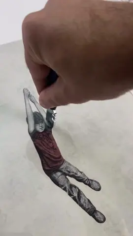 It looks like vandalism but it is Art. ASMR sounds  How to make paintings more realistic by vandalism?  Artist: Andrewscott #art #artist #painting #asmr #foryou 