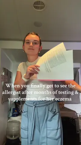 This is a good day for her eczema! It’s been months of testing and changing diets and supplements to help her little body heal! So thankful we’re finally in with the allergist and have more testing scheduled! #allergist #babyeczema #healingeczema #babyallergies #holistichealth 
