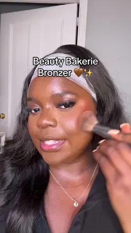 I purchased the @Beauty Bakerie Makeup bronzer from @CVS Pharmacy the other day and I love how sun-kissed it had my makeup looking!  #beautybakerie #cvspharmacy #powderbronzer #drugstoremakeup #darkskinmakeup 