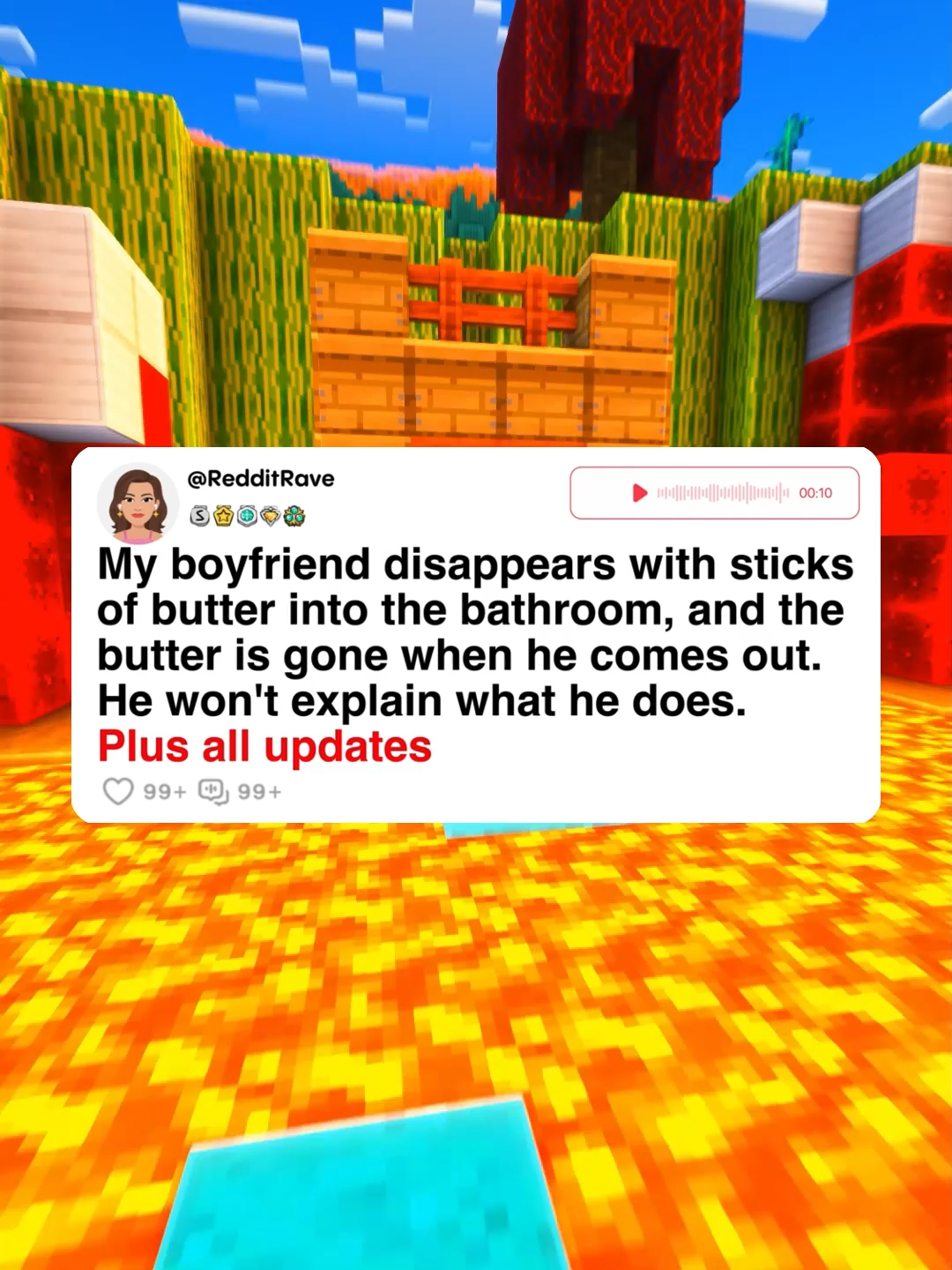 My boyfriend disappears with sticks of butter into the bathroom, and the butter is gone when he comes out. He won't explain what he does. Plus all updates #reddit #redditstories #redditreadings #askreddit #redditrave