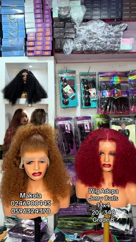 Locate us at Makola adjacent the new makola mall kindly call or WhatsApp me on this  number 0596324370/0246900445 #makolamarket #fyp #jerrycurls #beauty #carowigsgh 