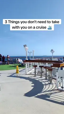 3 things you don't need to take on a cruise ship with you #cruisetok #cruises #cruise #cruisetiktok #cruiseexperience 