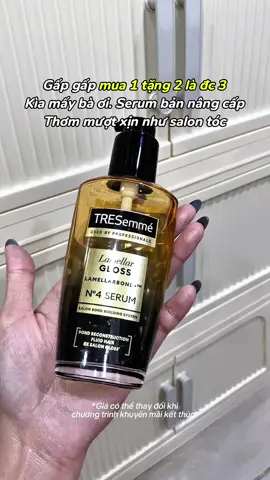 Deal mua 1 tặng thêm 2, tha hồ chăm tóc xịn như salon mà giá chỉ 1.x X à #tresemme #lamellargloss #hoptaccungunilever #MuaTaiTikTokShop #SaleLuongVe 