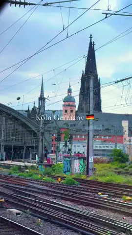 Morning views from the train in Cologne 🚆✨ #Cologne #Köln #KölnerDom #TrainJourney #GermanyTravel” 