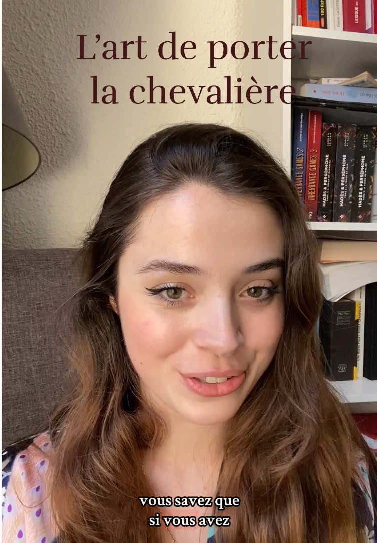 #chevaliere #anecdote #histoire #elegance #mode 