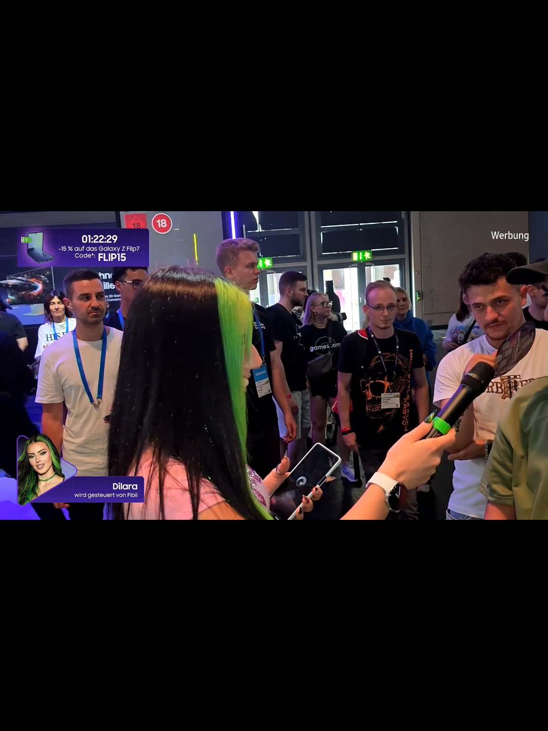 Fibii steuert Dilara auf der Gamescom #twitchdeutschland #fibii #dilara #gamescom #fyp #fürdich
