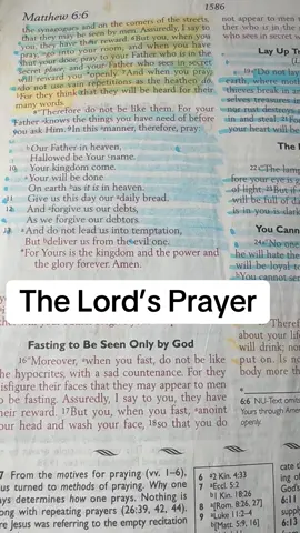 The Lord’s Prayer #bible #prayer #jesuslovesyou #scripture #God 