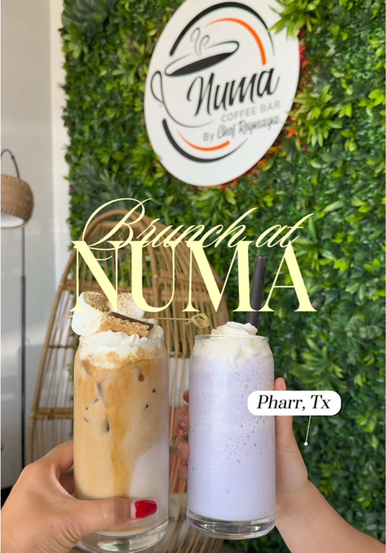 Save this spot for your next brunch stop 🌞  ~~~~~ Come with us to NUMA Coffee Bar by Chef Reynaga located in Pharr, Tx 📍 ~~~~~ We found another gem! This cafe has it all, from your cafecito to your chilaquiles, you’re going to fall in love with every bite. Aquí la comida está echo con amor and it shows! Our top favorites were the Torta de Chilaquiles & the S’more’s latte.  ~~~~~ Final thoughts: We are adding @numa.coffe.bar to our list of best RGV brunch spots ⭐️  #956valley #956 #rgv #brunch #cafe 