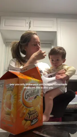 I mean as long as he eats good🤷‍♀️🤷‍♀️  #momtok #firsttimemom #boymom #babyfood 
