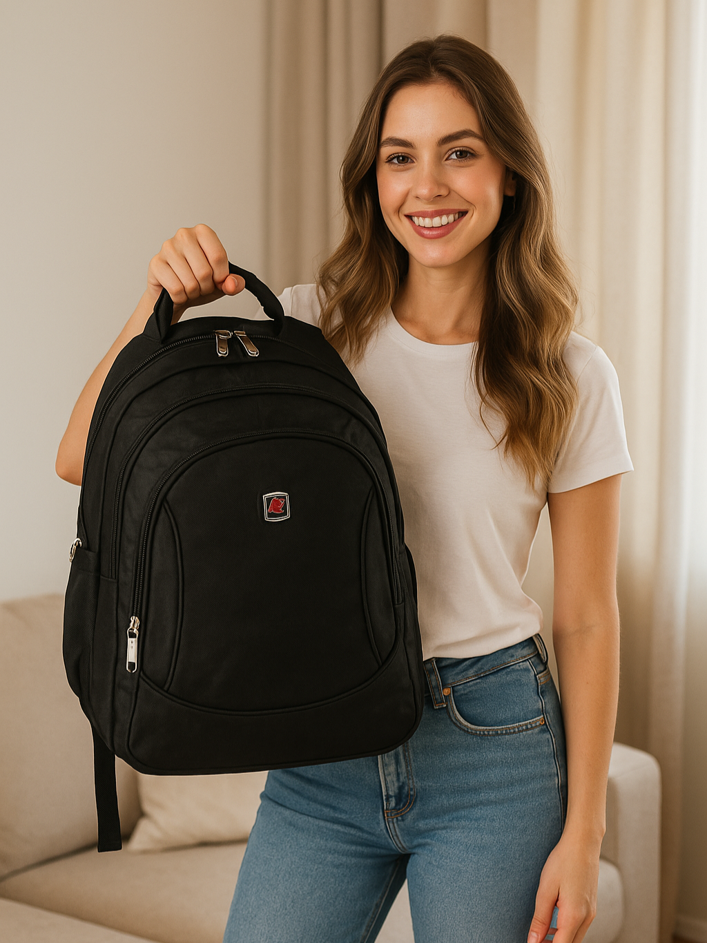 Mochila Reforçada Impermeável de Grande Capacidade perfeita para viagens #mochila #mochilas #viagens