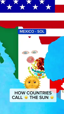 How do you say ☀️SUN☀️ in your language? . . . #languages #languagelearning #english  #maps #countryballs