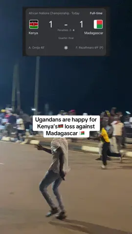 Ugandas are happy for Kenya’s🇰🇪 loss against Madagascar 🇲🇬 #fyp #chan2024 #kenyantiktok🇰🇪 #advert📢media2 #kenyavsmadagascar 
