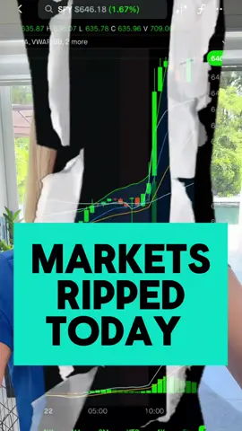 Why did markets rip today? Because Fed chair Jerome Powell sounded dovish. We may see a #ratecut in Sept after all.  Remember what else goes down with interest rates though! #hysa #whyyouneedtoinvest 