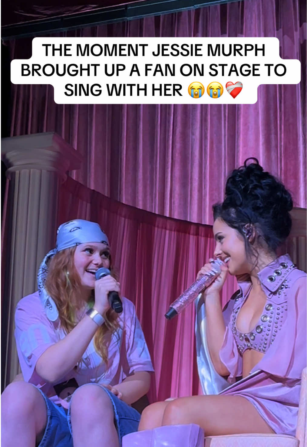 Jessie Murph bringing up a fan to sing with her is the most genuine thing ever ❤️‍🩹❤️‍🩹🥺 #jessiemurph #fyp #foryou #viral 