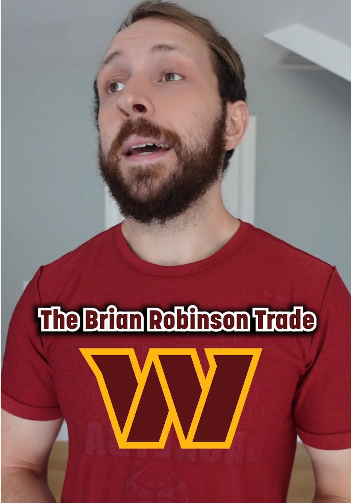 Brian Robinson Jr. hits the trade market and lands with the San Francisco 49ers #nfl #football #commanders #49ers #skit 