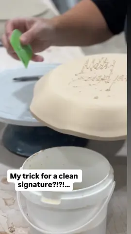 Sign it like you’re famous!!!!!!” 🙌🎉🤩🥳😍 The trick?!?! Let it dry completely before cleanup….. then the crumbles fall right off into the bucket, leaving a clean polished signature on the foot!!! 🙌🙌 Oddly satisfying and it makes a huge difference when it comes out of the kiln!!! 🫶🤩🤸🥳 Pottery process….. clay tips….. handmade ceramics….. pottery studio….. Atlanta ceramics