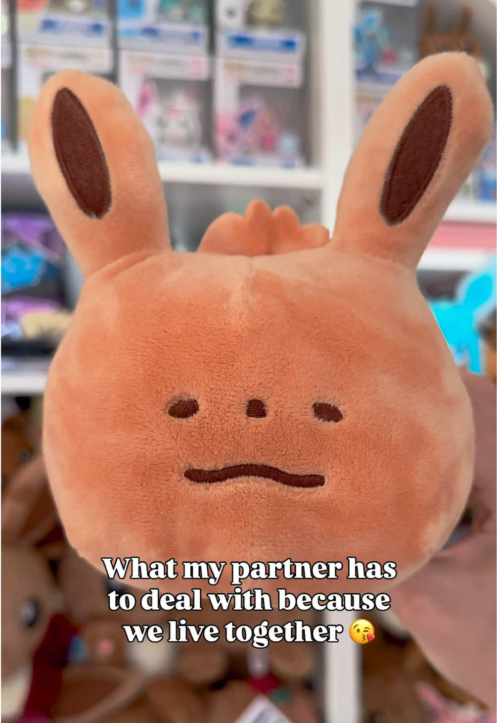 What my partner has to put up with because we live together 😂 Who feels the same? #pokemon #pokemoncommunity #pokemoncollector #eevee #nerdlife                      