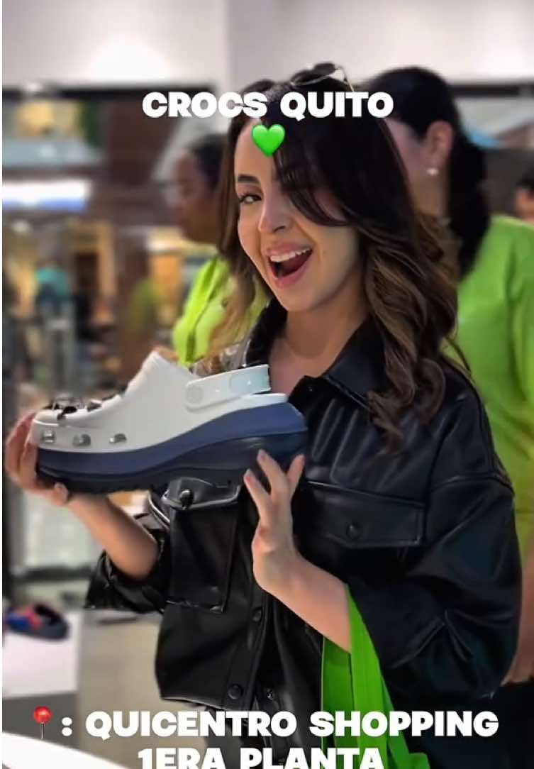 gracias Crocs 💚 #fyp #quito #crocsecuador 