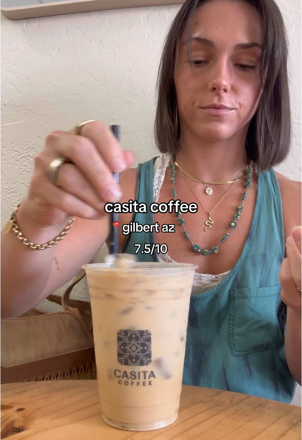 Spanish latte was solid! Smaller space. Def better to hang and chat more than work. Parking lot was busy but still got a spot #coffeeshops #phoenixarizona #arizonafood #scottsdaleaz #gilbertaz #arizonacoffee #arizonacoffeeshop 
