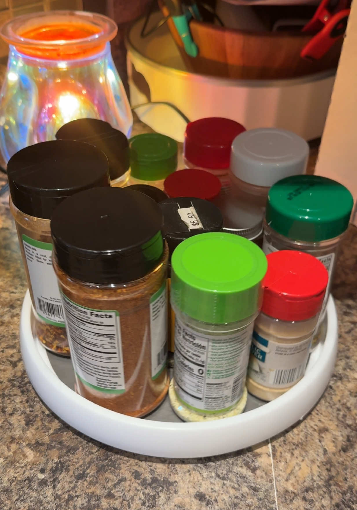 4 ways to stay organized ✨ This 4-pack of Lazy Susans is a game changer for every room—perfect for spices in the kitchen, vitamins in the fridge, or bathroom essentials. Small upgrade, big difference! #HomeOrganization #LazySusan #KitchenHacks #StorageSolutions #OrganizedLiving 