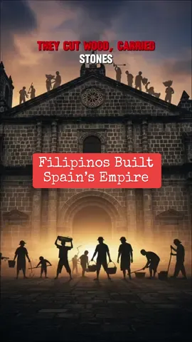 Spain’s global empire wasn’t built by Spaniards alone—it was built with Filipino sweat and blood. Through polo y servicio, Filipinos were forced into labor, building churches, roads, and even Spain’s galleons. This is the history they never taught us. #hiddenhistory #philippineshistory #spanishcolonization #forcedlabor #manilagalleon