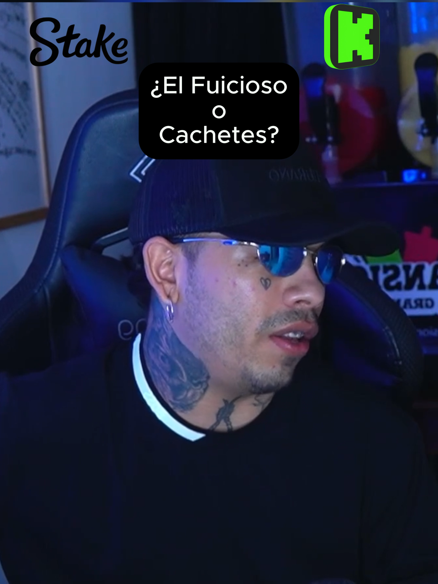 Elc0ne habala sobre El Fuicioso y Cachetes #elc0ne #elfuicioso #cachetes #colombia #kick