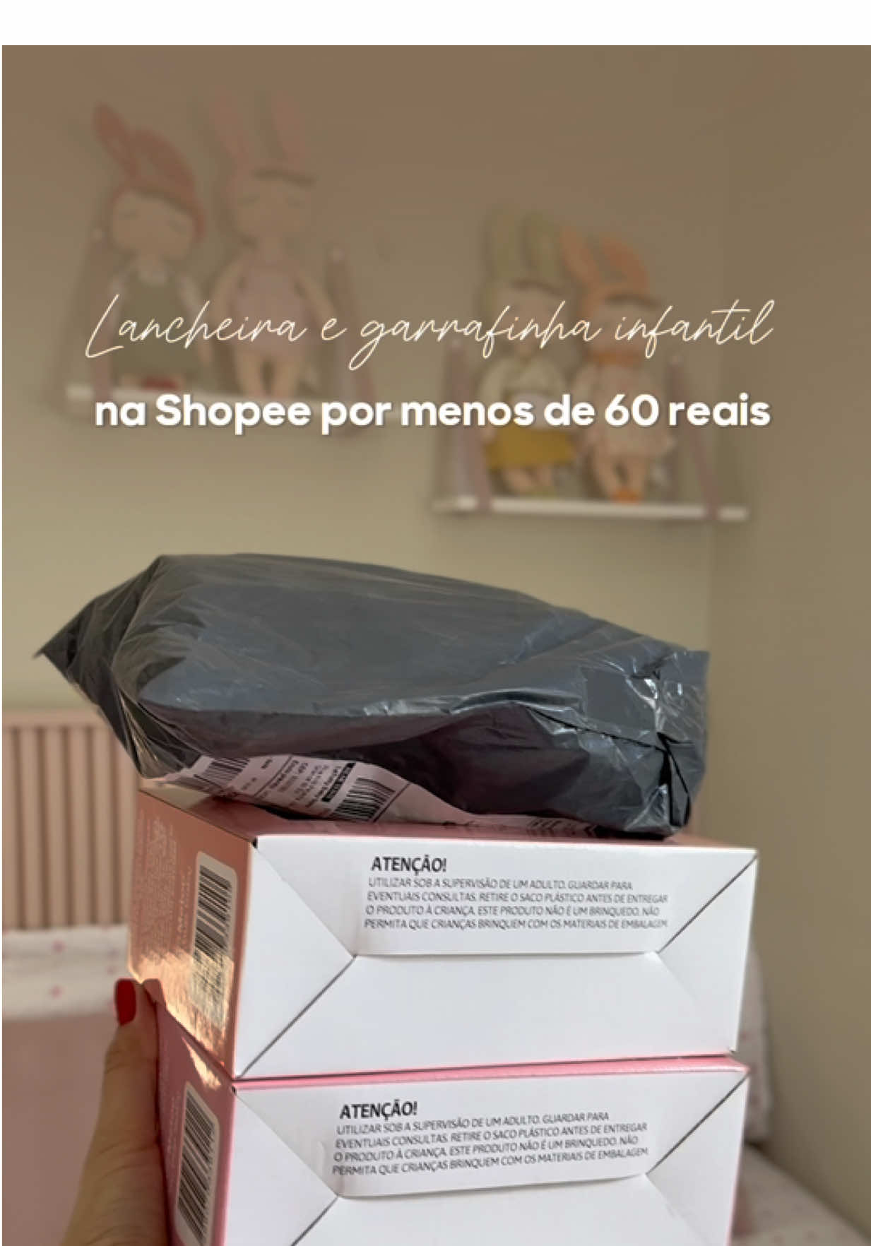 Link de tudo na minha bio no perfil ✅ #maedemenina #lancheirainfantil #acheinashopee 