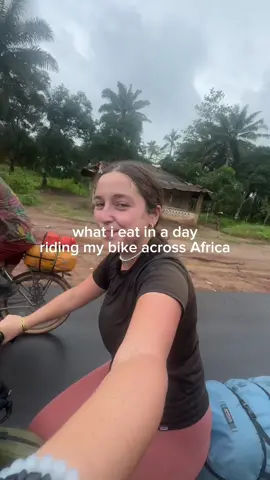 What I eat in a day bikepacking across africa! But really, it varies so widely so I thought it would be cool to start sharing little roundups of different days of eats so you can see what we’re eating on the road and how it changes as we travel across the continent!!! could definitely have stood to have more calories today for the 80ish km we cycled.  lmk if this is interesting to you or what other little tidbits you want more videos on :) #biketravel #bikepacking #biketour #biketouring #travel #traveltok #traveling #traveltheworld #whatieatinaday #wieiad #cycling #cyclingtiktok #africa 