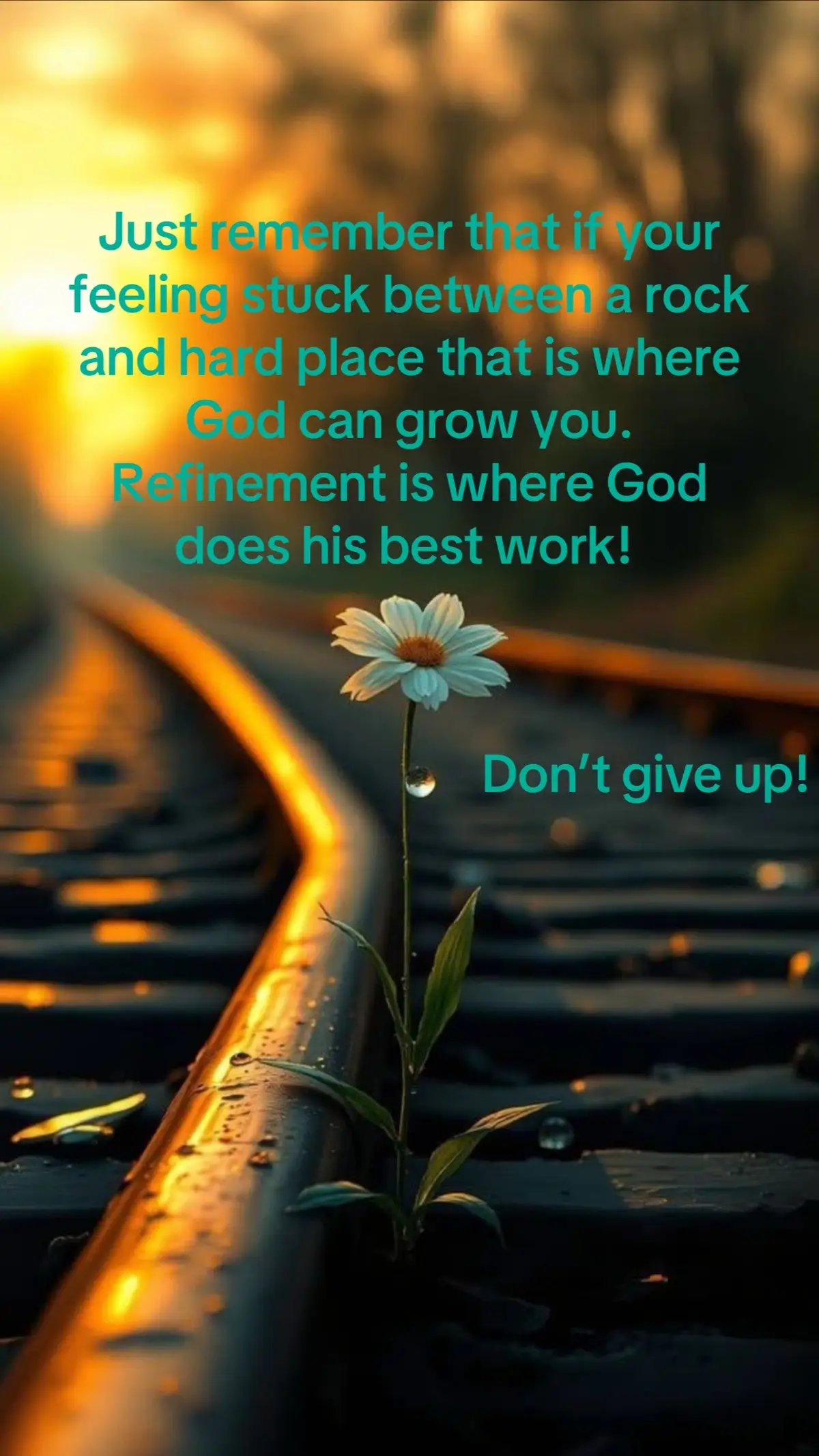 God does his best work during our worst times. Don’t give up! He will see you through. God loves you and so do I! 