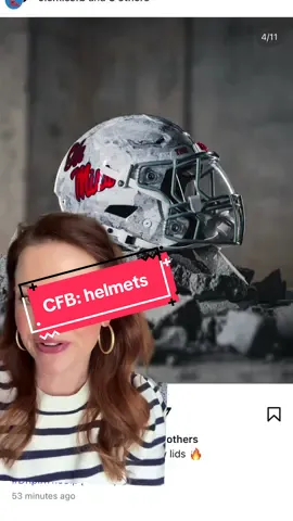 Am I the only one who doesn’t like this helmet?? Be honest. #helmet #CollegeFootball #secfootball #olemiss #greenscreen 