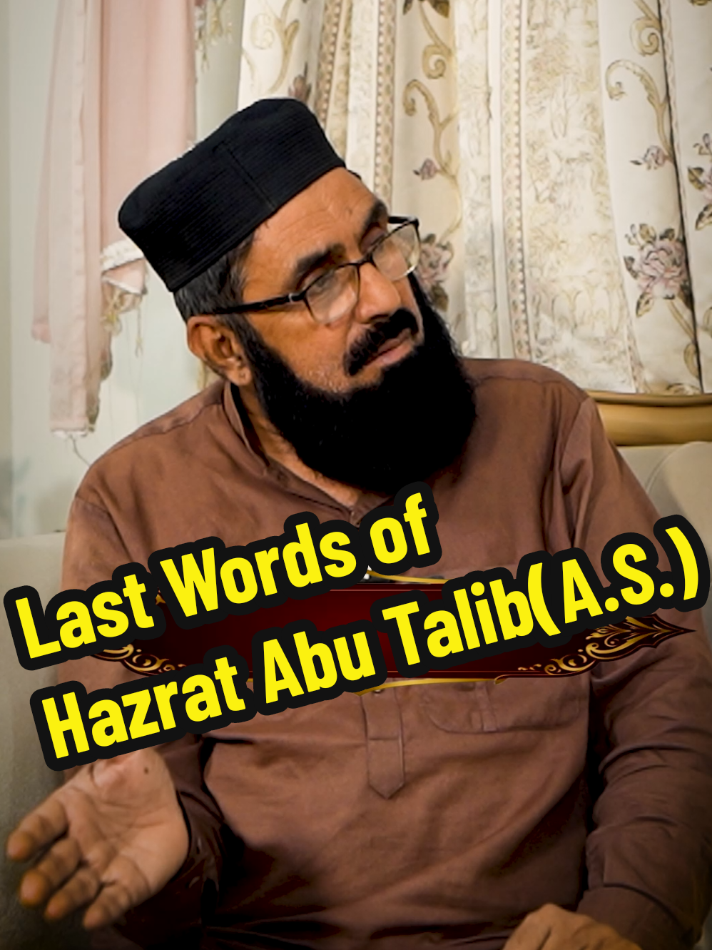 Last words of Abu Talib(A.S.) #viral_video_tiktok #imam #viral #islamic_video #islamic 