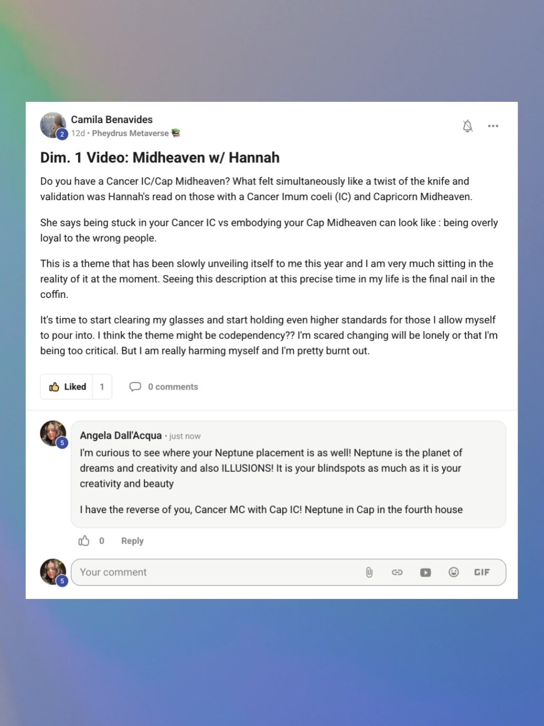 Transformation is easier when you’re not doing it alone  #testimonial #student #studenttestimonial #breakthrough #studentbreakthrough #hero #herosjourney #artist #artistsway #fyp #foryoupage