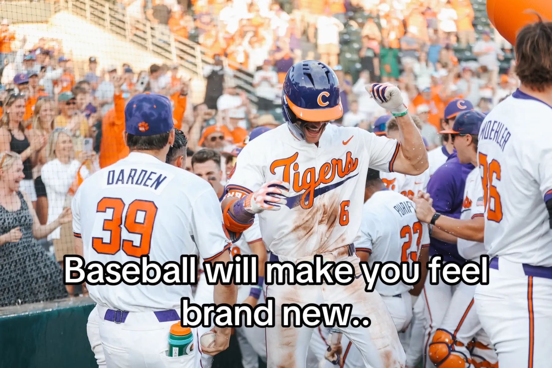 Clemson’s coaches are the best staff I ever played for in my entire life. Thank you to everyone.  #clemsonbaseball #collegebaseball #coach #inspire #sports 