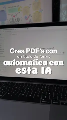 CREA PDFS AUTOMÁTICOS 🙂‍↔️🩷 Sígueme para más contenido @samxnthastudy  ¿Alguna vez han querido hacer un documento en PDF de manera automática, poniendo un título? Pues esta aplicación y página web llamada LightPDF, definitivamente les va a gustar muchísimo porque me solucionó muchos problemas de la universidad, incluso del trabajo cuando tenía demasiados pendientes por terminar 👀 #productivity #fyp #ia #macbook #pdf             