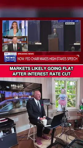 What Powell has given to the market is that he's inclined to consider cuts should the data support it in the next CPI report. So he's got a lot of data coming before the decision in September. This is his last speech at Jackson Hole, so it's a legacy speech and he'll answer some questions. What it looks like today to investors like me, is over an 80% chance of a 25 basis point cut in September. Now, that is not a lot. Then the market’s gonna go flat for a while. 