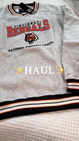 we love a good haul #haul #cincinnatibengals #abercrombie #tjmax #shoppinghaul 