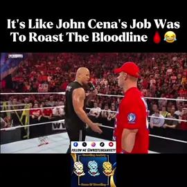 John Cena Roasting The Whole Bloodline #codyrhodes #explorepage #sashabanks #alexabliss #wrestling                         