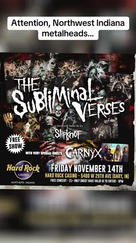 #fyp #hardrockcasunogary#carnyx#metalhead #genx  FREE SHOW!)
