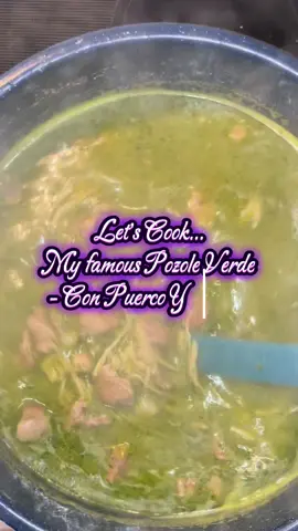My famous Pozole Verde Con puerco y pollo🤤 Literally my fams fav - so delicious and comforting. If you can make pozole you can make anything! Ingredients : • 1 Onion • 4 Garlic Heads • A bunch of Cilantro  • 4 Jalapeños (Get extra for garnish) • 1-2 Serranos (depends how spicy you want it) • 3-4 Poblanos • 10 Tomatillos • Cabbage (garnish) • Radishes (garnish) • 1 Can of hominy • Pork shoulder • Chicken breast Seasonings Used : Salt , Pepper , Chicken Bouillon , Comino , Oregano  #fyp #mexicanfoodrecipes #pozoleverde #pozoleconpuerco #pozoleconpollo 