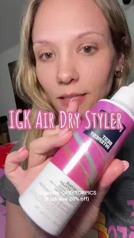 Ok…. You NEED THIS  This IGK Best Interest Air Dry Styler has been a game changer for my hair 💆🏽‍♀️ ✨Clinically proven to seal 96% of split ends ✨Reduces breakage  ✨24-hour humidity + frizz control ✨Leaves hair smoother, softer, and shiny without heat ✨My hair has gotten so much smoother since using this 💖 *sales & prices subject to change at any time @IGK Hair #igk #splitends #frizzyhairtips #tiktokshopcreatorpicks #creatorpicksbeauty 