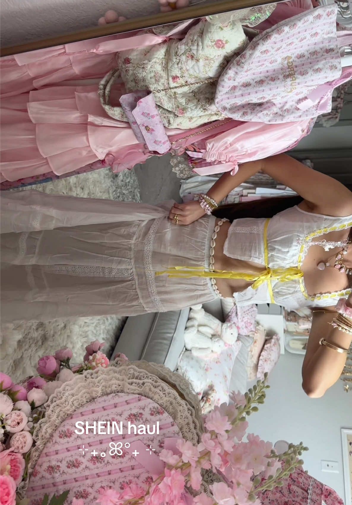 SHEIN haul ⊹₊｡ꕤ°₊ ⊹ 🩵🐬🌸🪷 ~ Haul de un set súper lindo para la playa ~ muy femenino y con encaje ⊹₊  ~ pueden usar mi código de descuento para SHEIN: SW7usgabbybrownr626 @SHEIN @SHEINUS  ~ el set es de la tienda de SHEIN: SWIM CHICCIA ~ SHEIN haul ~ SHEIN try on haul ~ SHEIN clothes ~ hauls SHEIN ~ ropa de SHEIN  #sheinhaul #sheinbikini #SHEINtrends #ad #SHEINforAll 