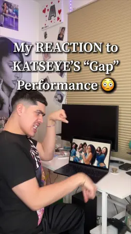 BEST video ever 😳 #viral #reaction #katseye #fyp #gap 😱