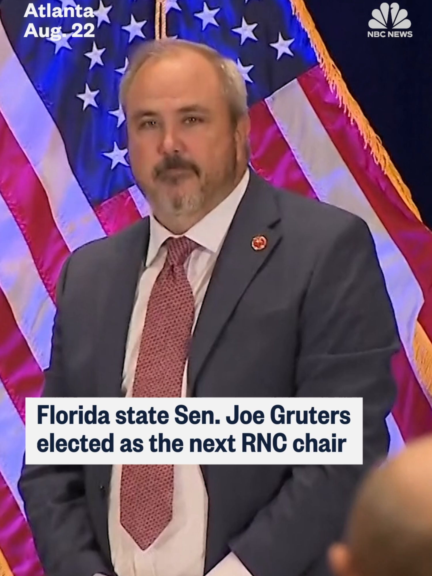Joe Gruters, a #Florida state senator and longtime ally of President Donald #Trump, was officially elected as chairman of the #Republican National Committee during the party’s summer meeting.