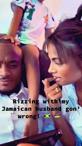 Rizzing with my Jamaican husband gon’ wrong 🇯🇲  🇲🇺  #mauritiustiktok #jamaicatiktok #mauritian #fyp #couple 