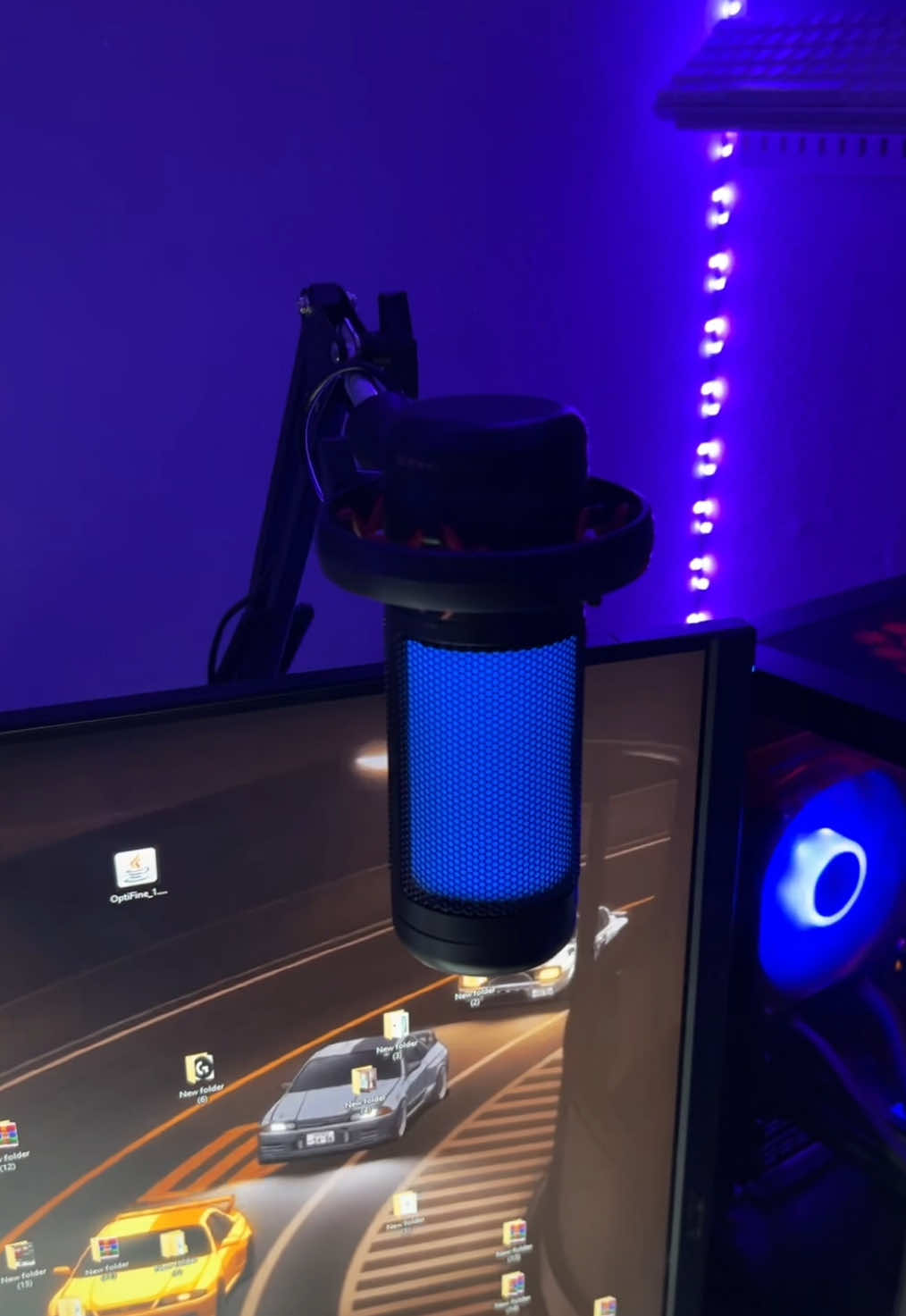 Colorful mic #GamingSetup #gamingmicrophone #tonor #tonormic #tonortc310 