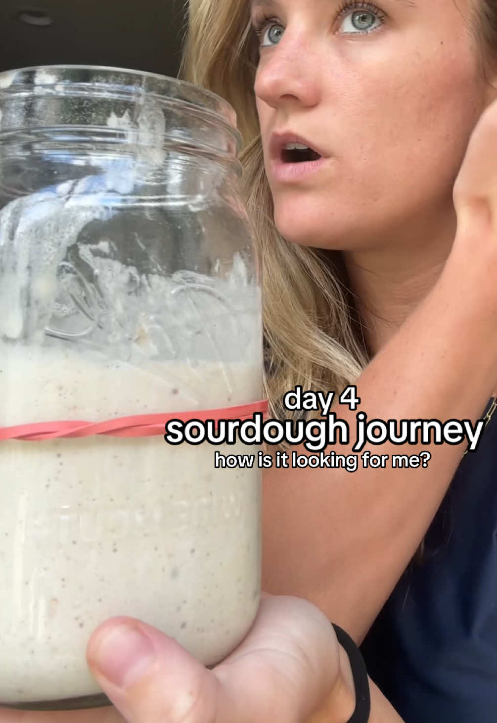 so when do y’all think I can start making bread🍞 #sourdough #sourdoughjourney #sourdoughstarter #taylorswift 