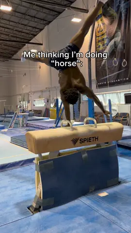 Dude took this to a whole new level😳😳😳   #gymnastics #sport #athlete #horse