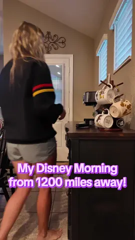 Even 1,900 miles away… Disney mornings still feel magical! How do you bring Disney into your day? #disneylifestyle #disneycreator 