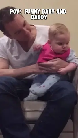 fuuny dad and baby 😂 #funnykids #toddlerlife #funny #kids #fypシ゚viral   