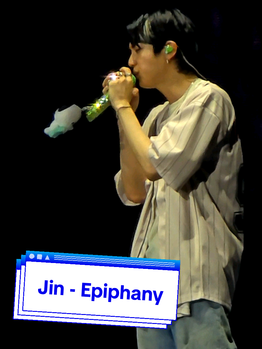 [250810] Jin - Epiphany (live in Amsterdam) #jin #진 #bts #방탄소년단 #Jin_TOUR_EU @BTS @Ziggo Dome 